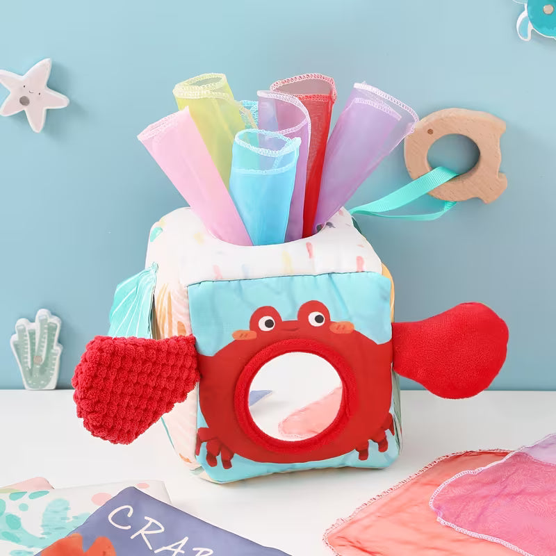 Colourful Marine Animal Sensory Tissue Box Toy