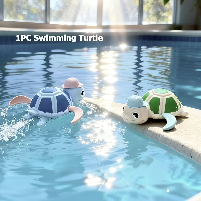 Wind-Up Swimming Turtle Bath Toy