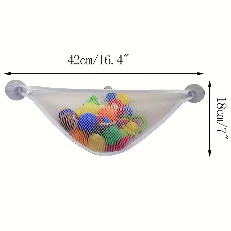Suction Cup Bathroom Mesh Storage Hammock