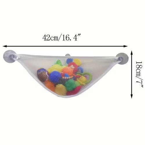 Suction Cup Bathroom Mesh Storage Hammock