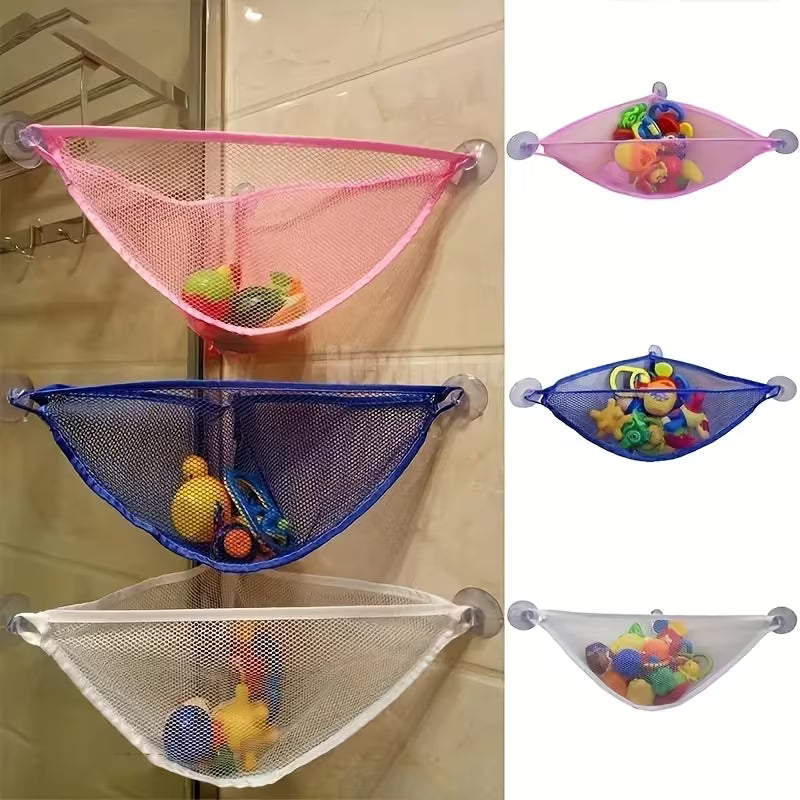 Suction Cup Bathroom Mesh Storage Hammock