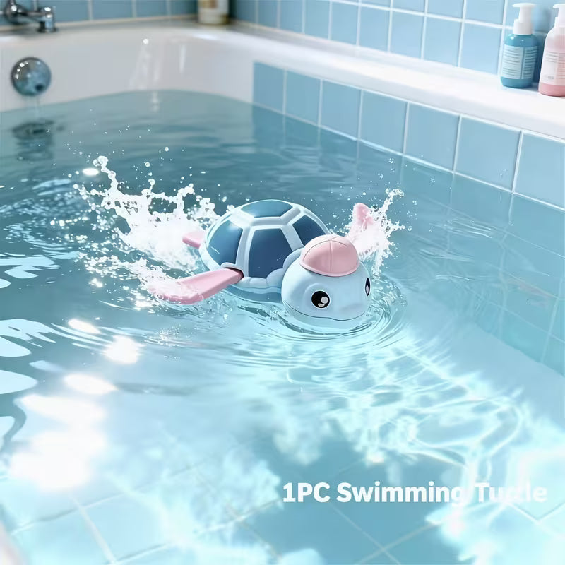 Wind-Up Swimming Turtle Bath Toy