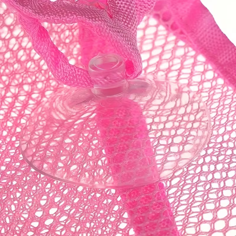 Suction Cup Bathroom Mesh Storage Hammock