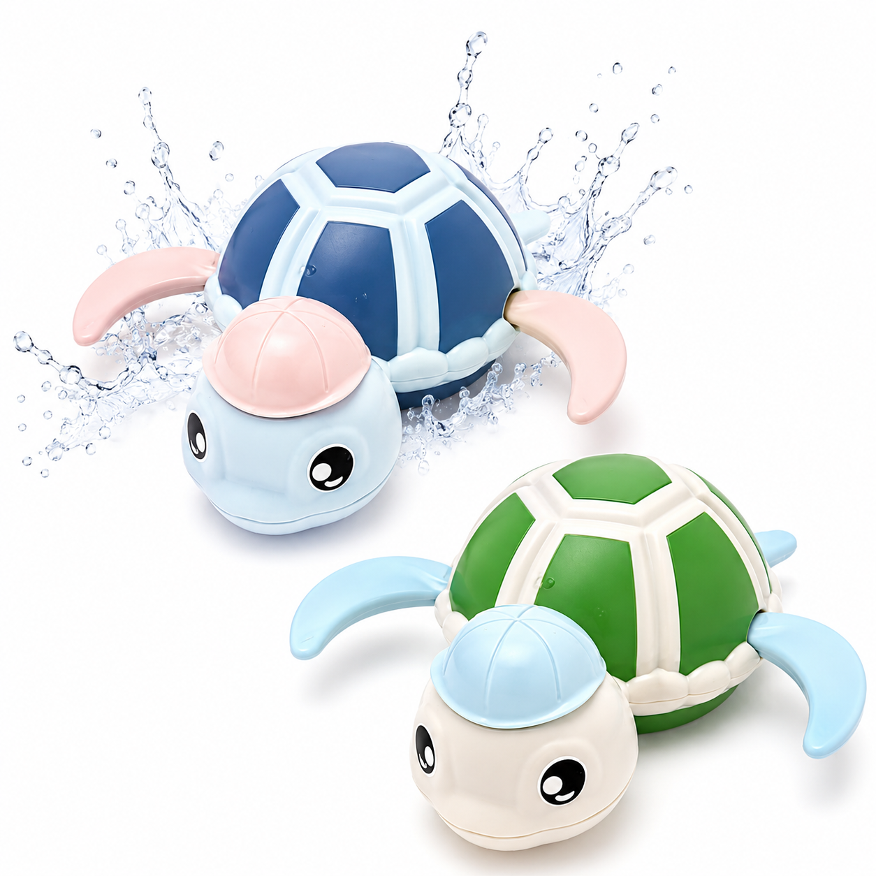 Wind-Up Swimming Turtle Bath Toy